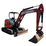 Mini Pelle KUBOTA U48-4 – 4,8T – Occasion 2015 – 5951h – Pack 4 Godets + Ripper