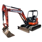 Mini Pelle KUBOTA U48-4 – 4,8T – Occasion 2015 – 5951h – Pack 4 Godets + Ripper – Image 3