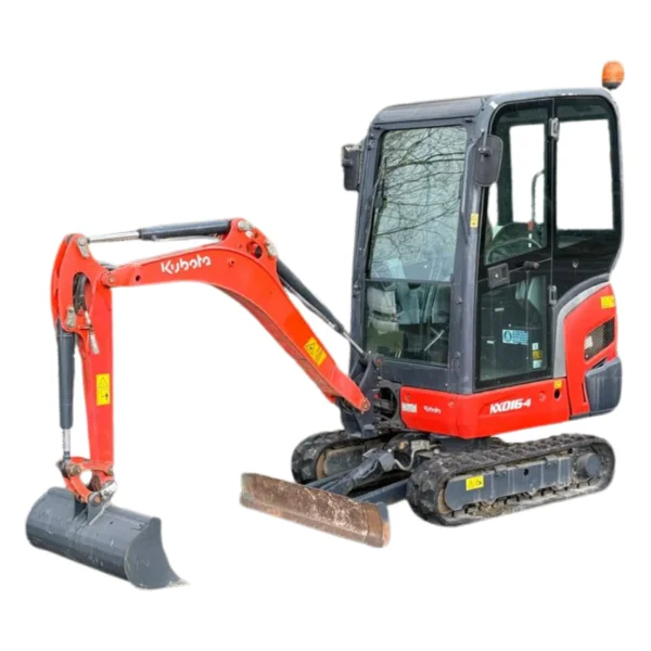Kubota-KX016-4-1-600x6001 Mini Pelle KUBOTA KX016-4 – 1,6T – Occasion 2015 – 2400h+ 3 Godets – Image 1
