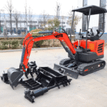 Mini-pelle 1 Tonne EURO 5 avec Moteur Kubota – Image 5