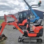 Mini pelle Kubota K008‑3 0,9 T (2018) avec 2 godets – Image 3